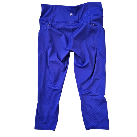 Athleta Vibrant Purple 7/8 Mesh Leggings - Picture 7 of 10